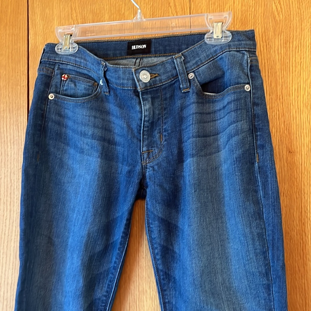 Hudson Krista Super Skinny 27 / 4 stretchy jeans Jeggings pants ankle length EUC
